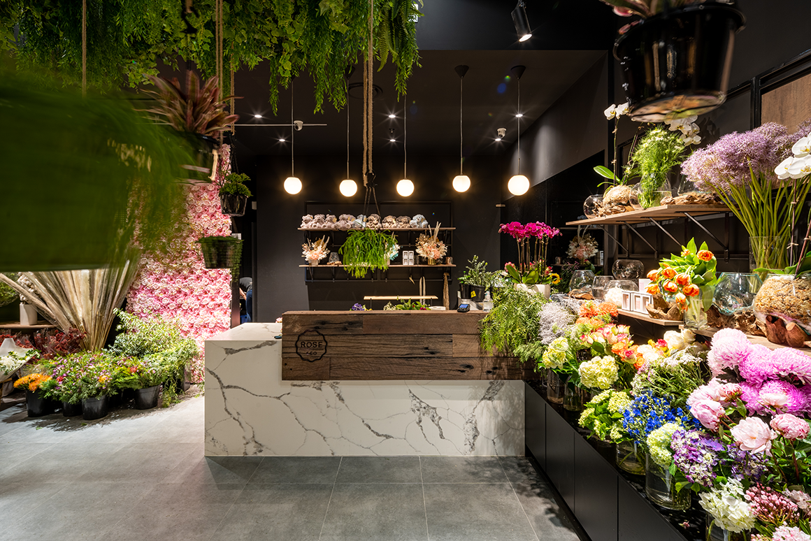 Flower shop interior designs